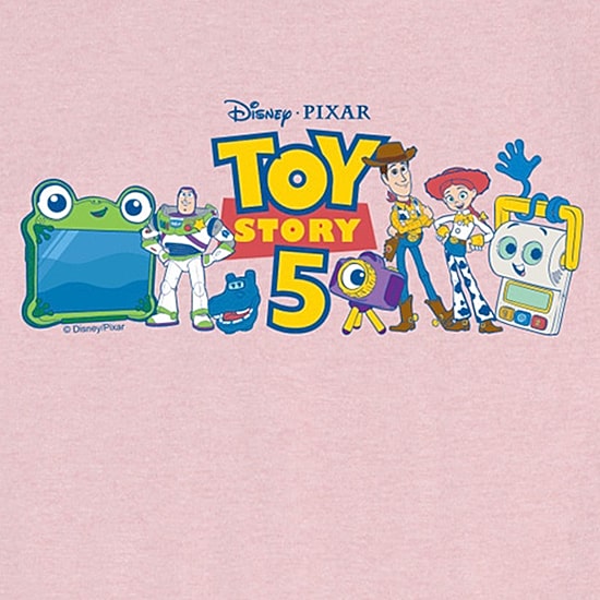Disney Collection Big Kid Girls Crew Neck Short Sleeve Regular Fit Toy Story Graphic T-Shirt