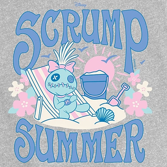 Disney Collection Toddler Girls Crew Neck Short Sleeve Regular Fit Lilo & Stitch Graphic T-Shirt