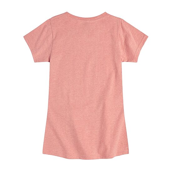 Disney Collection Toddler Girls Crew Neck Short Sleeve Regular Fit Daisy Duck Minnie Mouse Graphic T-Shirt