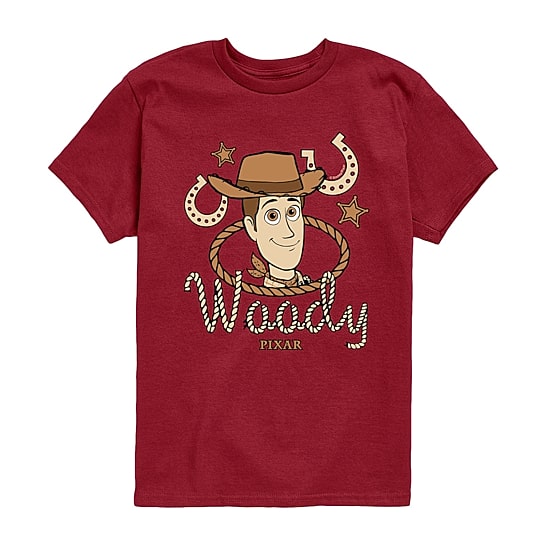 Disney Collection Big Kid Boys Crew Neck Short Sleeve Regular Fit Toy Story Graphic T-Shirt