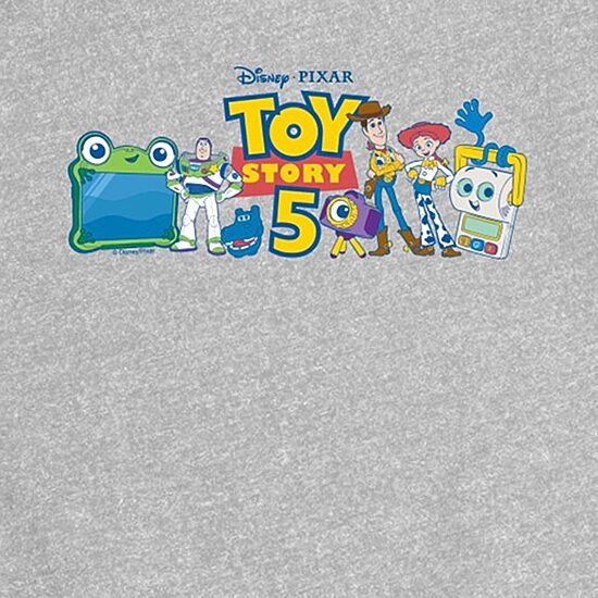 Disney Collection Toddler Girls Crew Neck Short Sleeve Regular Fit Toy Story Graphic T-Shirt