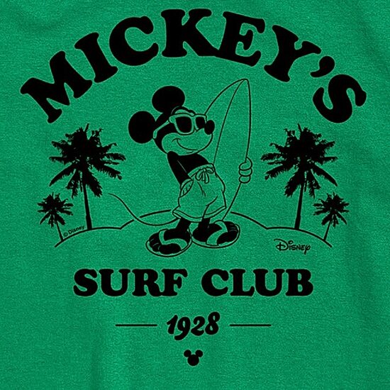 Disney Collection Big Kid Boys Crew Neck Short Sleeve Regular Fit Mickey Mouse Graphic T-Shirt