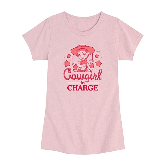 Disney Collection Toddler Girls Crew Neck Short Sleeve Regular Fit Toy Story Graphic T-Shirt