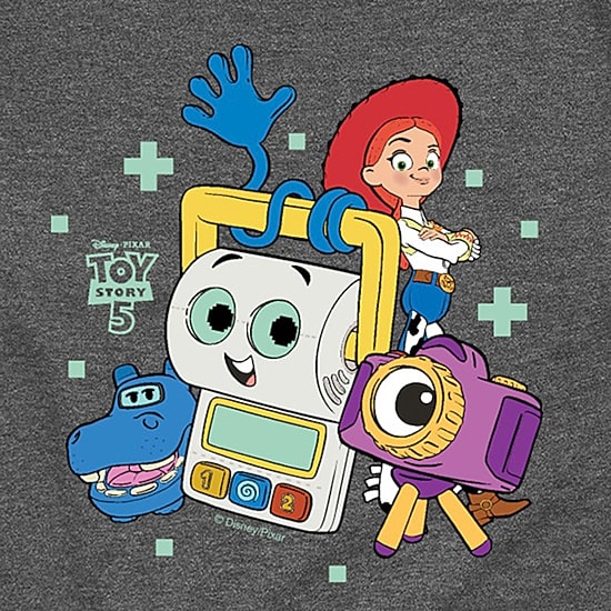 Disney Collection Toddler Boys Crew Neck Short Sleeve Regular Fit Toy Story Graphic T-Shirt