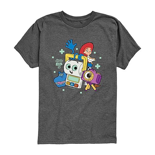Disney Collection Toddler Boys Crew Neck Short Sleeve Regular Fit Toy Story Graphic T-Shirt, 4t, Black