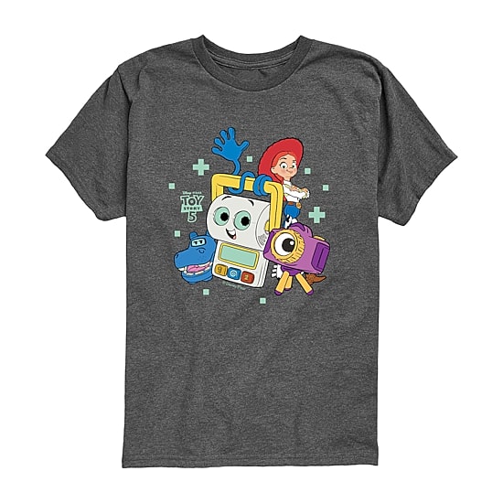 Disney Collection Toddler Boys Crew Neck Short Sleeve Regular Fit Toy Story Graphic T-Shirt