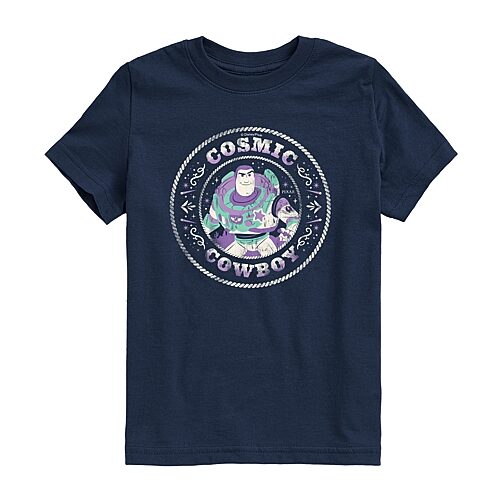 Disney Collection Toddler Boys Crew Neck Short Sleeve Regular Fit Toy Story Graphic T-Shirt, 4t, Blue