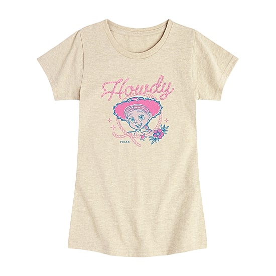 Disney Collection Toddler Girls Crew Neck Short Sleeve Regular Fit Toy Story Graphic T-Shirt