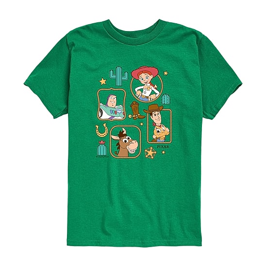 Disney Collection Toddler Boys Crew Neck Short Sleeve Regular Fit Toy Story Graphic T-Shirt