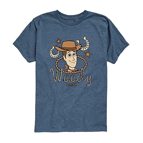 Disney Collection Toddler Boys Crew Neck Short Sleeve Regular Fit Toy Story Graphic T-Shirt, 4t, Blue