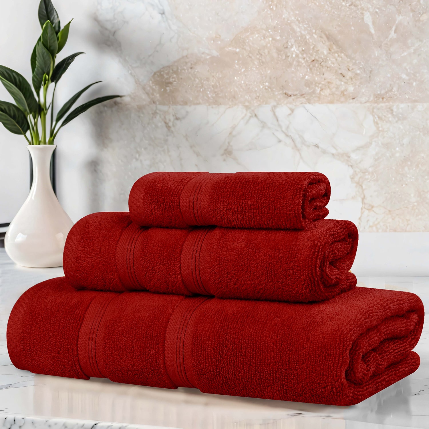 SUPERIOR® Smart Dry Cotton 3-pc. Quick Dry Bath Towel Set