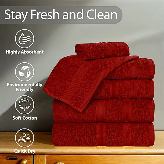 SUPERIOR® Smart Dry Cotton 3-pc. Quick Dry Bath Towel Set