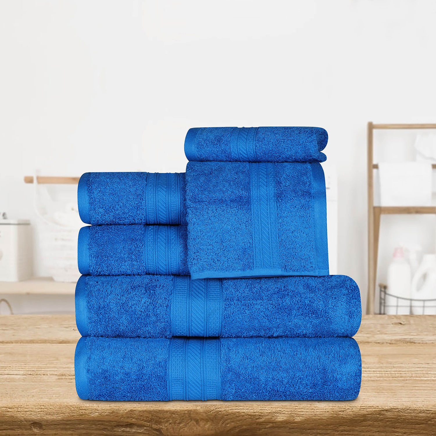SUPERIOR® Atlas Premium Cotton 6-pc. Quick Dry Bath Towel Set