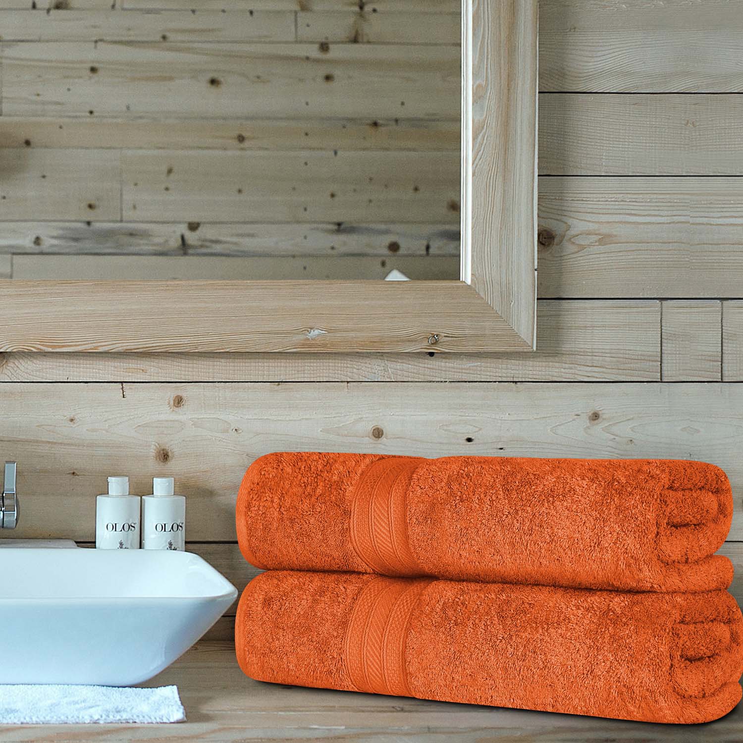 SUPERIOR® Atlas Premium Cotton 2-pc. Bath Sheet
