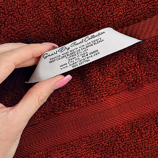 SUPERIOR® Smart Dry Cotton 12-pc. Quick Dry Washcloth