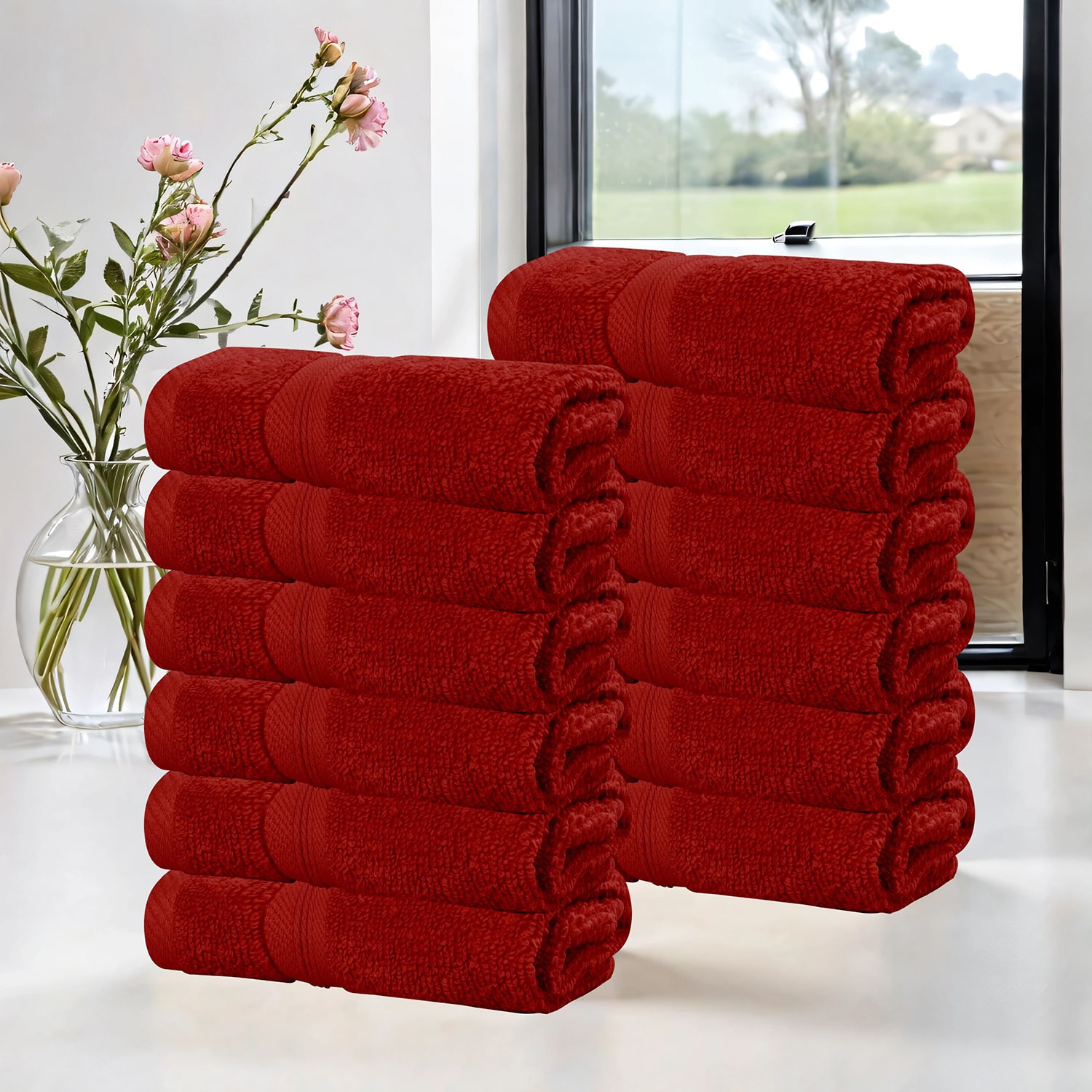 SUPERIOR® Smart Dry Cotton 12-pc. Quick Dry Washcloth