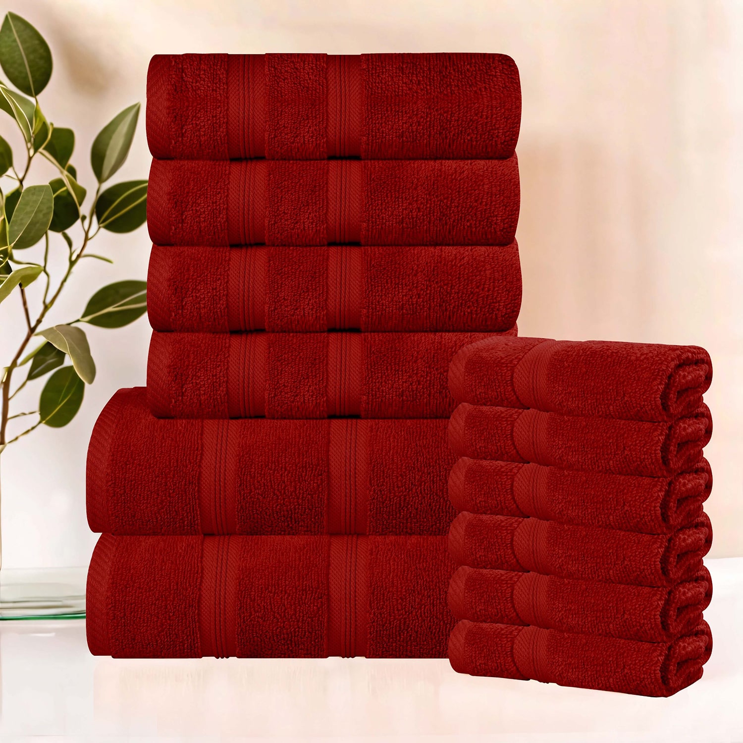 SUPERIOR® Smart Dry Cotton 12-pc. Quick Bath Towel Set