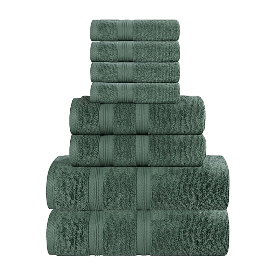 SUPERIOR® Smart Dry Cotton 8-pc. Quick Dry Bath Towel Set