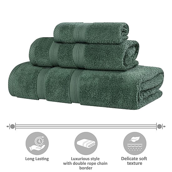 SUPERIOR® Smart Dry Cotton 8-pc. Quick Dry Bath Towel Set