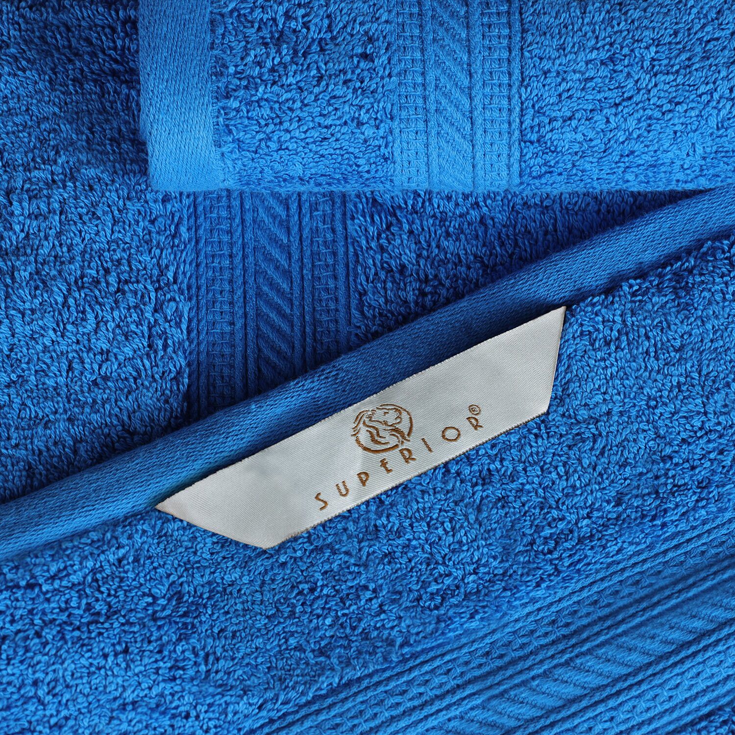 SUPERIOR® Atlas Premium Cotton 8-pc. Quick Dry Bath Towel Set