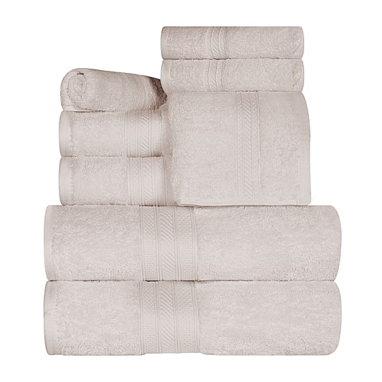SUPERIOR® Atlas Premium Cotton 8-pc. Quick Dry Bath Towel Set