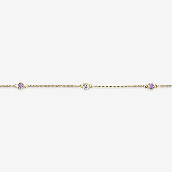 Womens 18K Gold Over Silver 18 Inch Cable Chain Necklace