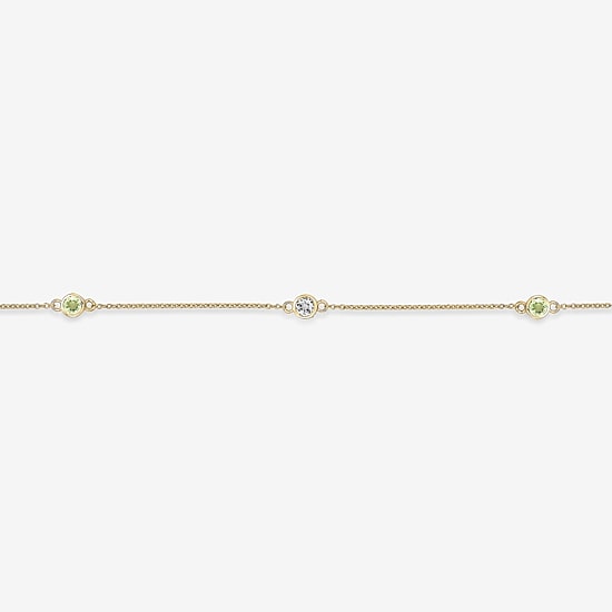 Womens 18K Gold Over Silver 18 Inch Cable Chain Necklace