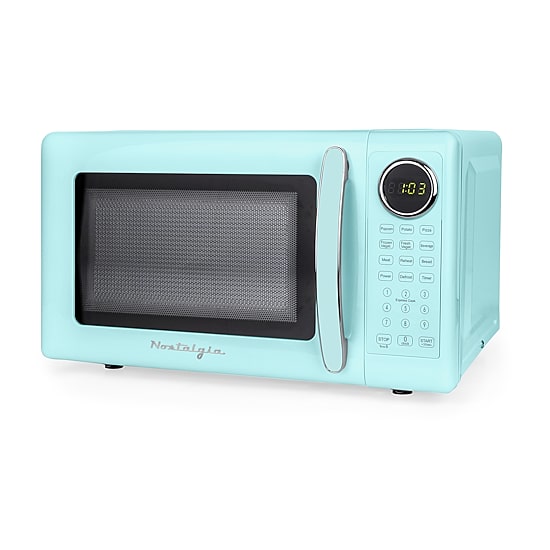 Nostalgia Retro 0.7 Cu Ft Counter Microwave