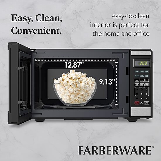 Farberware 0.9 Cu. Ft. Countertop Microwave Oven