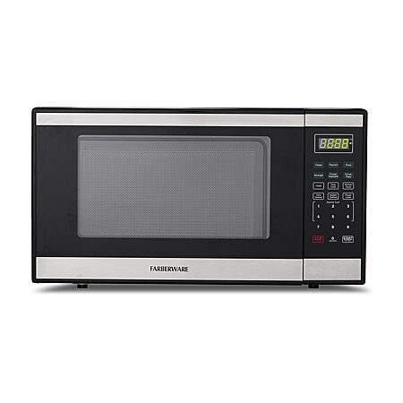 Commercial Chef 0.9-Cu. Ft. Countertop Microwave with Push Button
