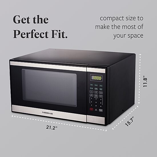 Farberware 1.1 Cu. Ft. Countertop Microwave Oven