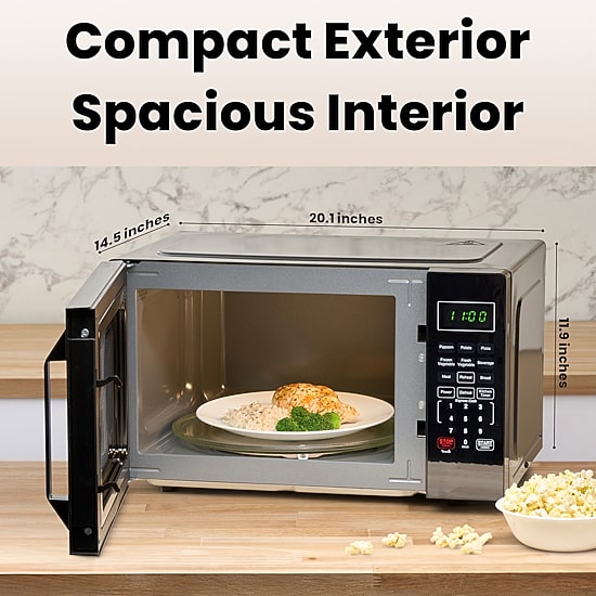 Farberware 1.1 Cu. Ft. 1000-Watt Compact Counter Microwave Oven