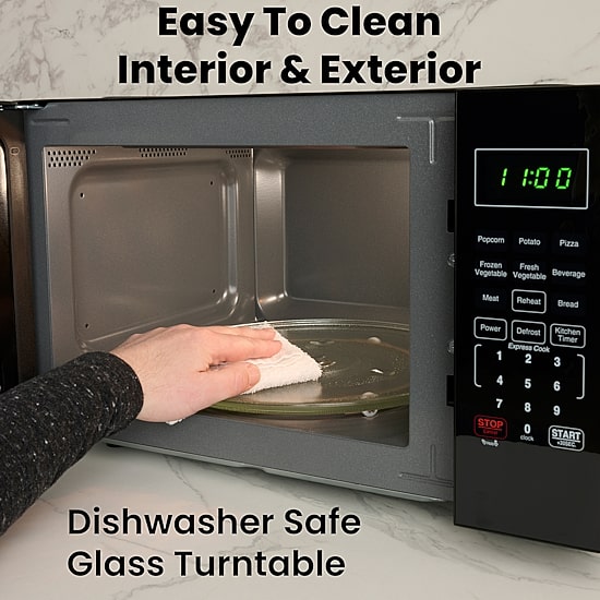 Farberware 1.1 Cu. Ft. 1000-Watt Compact Counter Microwave Oven