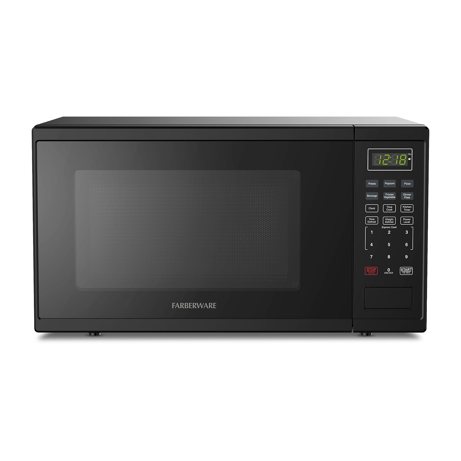 Farberware 1.1 Cu. Ft. 1000-Watt Digital Counter Microwave Oven