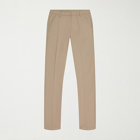 IZOD Womens Juniors Straight Mid Rise Flat Front Pant