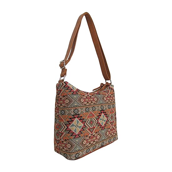 Bueno of California Canvas Hobo Bag