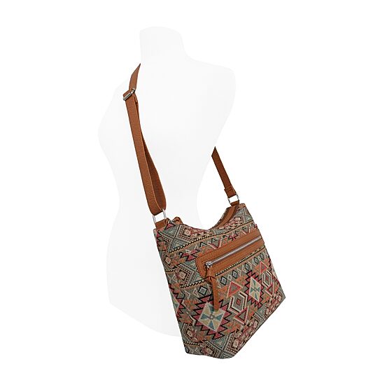 Bueno of California Canvas Hobo Bag