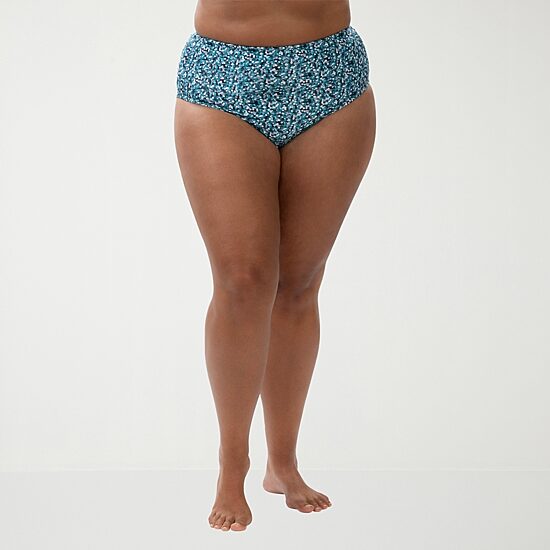 Dolfin Aquashape Women's High Waisted Brief Womens Brief Bikini Swimsuit Bottom