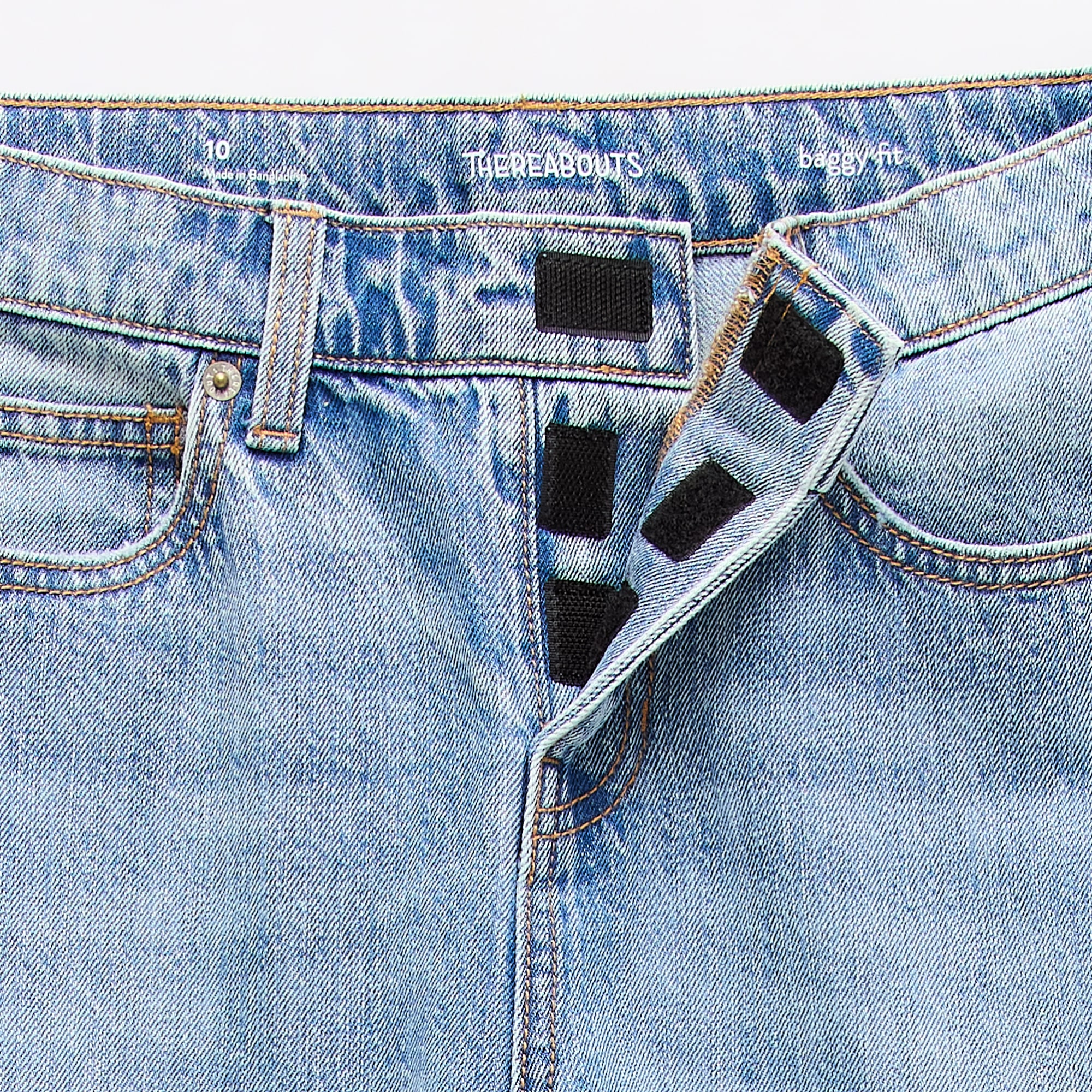 Thereabouts Little & Big Kid Boys Adaptive Adjustable Waist Baggy Fit Jean