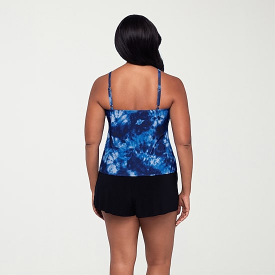 Trimshaper Womens Americana Swim Romper