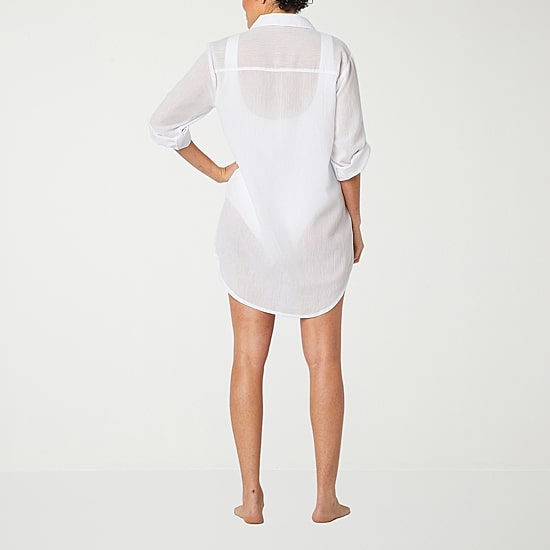 Sonnet Shores Womens Dress Swimsuit Cover-Up
