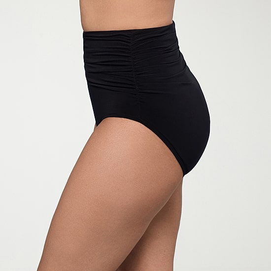Trimshaper Womens Comfort Waistband Full Coverage High Waist Bikini Swimsuit Bottom