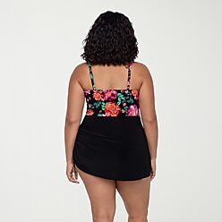 jcp swim dress Sonnet Shores Womens Floral Swim Dress, Color: La Vida Rosa Turq