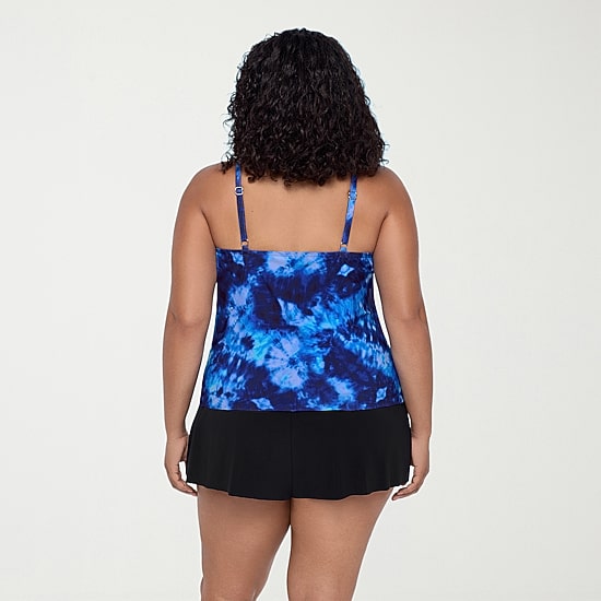 Trimshaper Womens Americana Plus Swim Romper