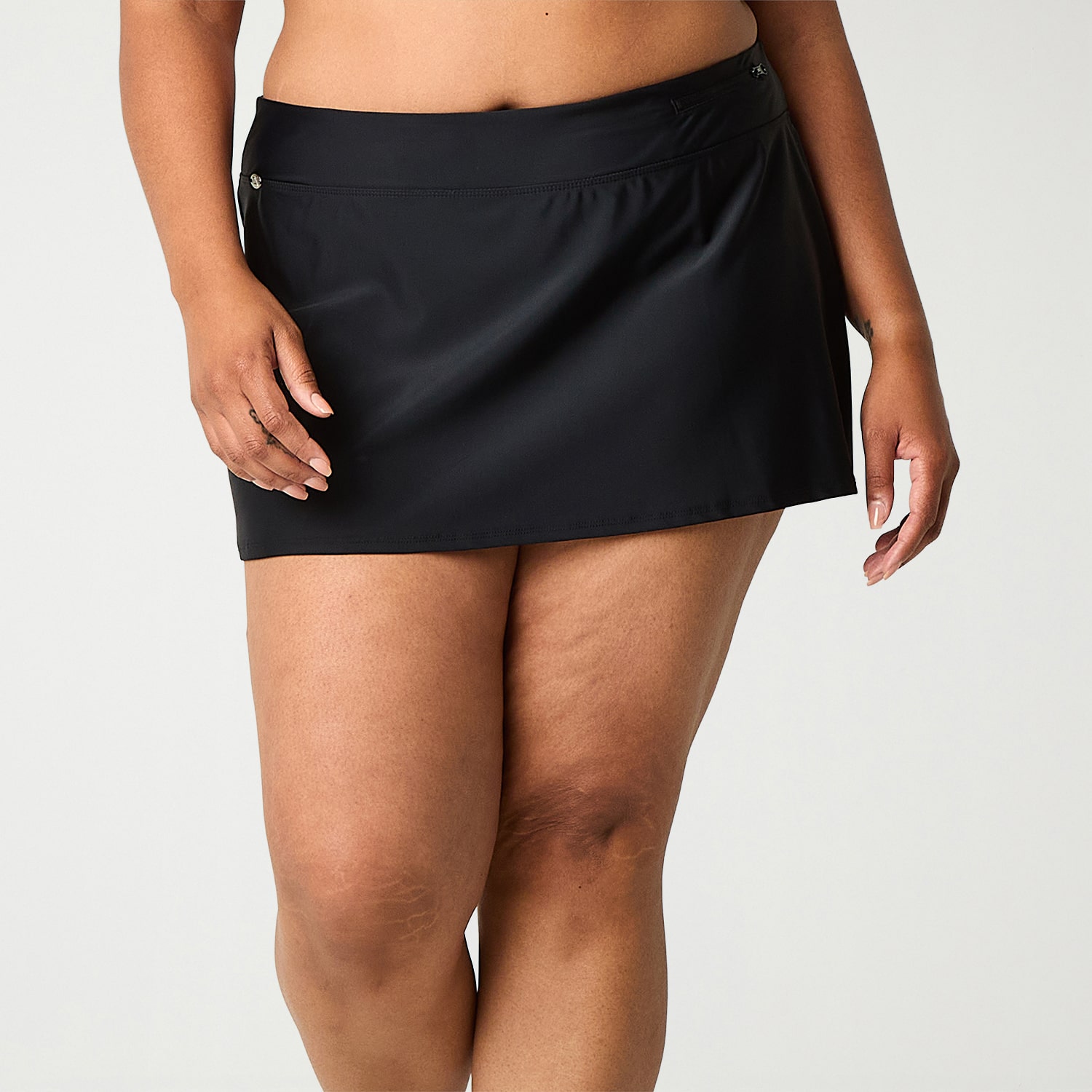 ZeroXposur Womens COMFORT WAISTBAND Plus Swim Skirt
