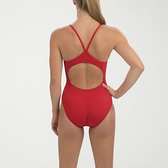 Dolfin Reliance Solid V-Back Womens One Piece Swimsuit