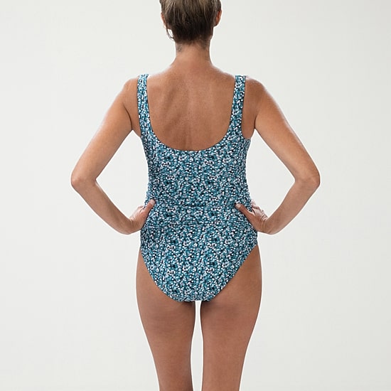 Dolfin Aquashape Surplice Wrap Womens Moderate Coverage One Piece Swimsuit