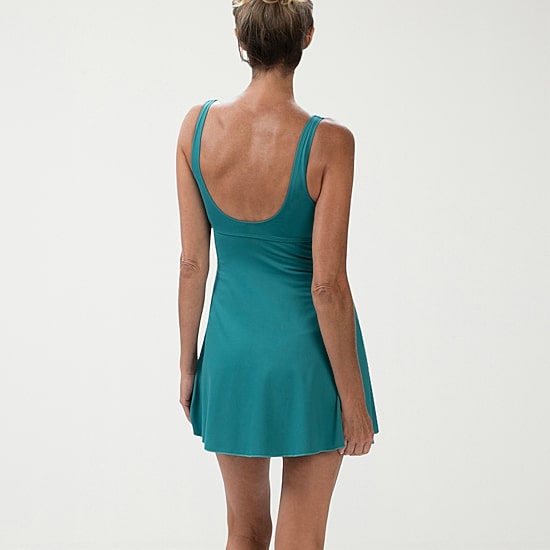 Dolfin Aquashape Women'S V-Neck Wrap Swim Dress Womens Swim Dress