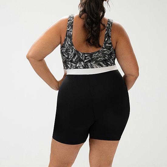 Dolfin Aquashape Women'S Scoop Neck Aquatard Womens Moderate Coverage One Piece Swimsuit