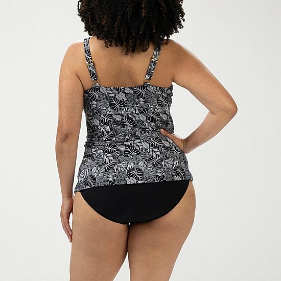 Dolfin Womens Leaf Moderate Coverage One Piece Swimsuit